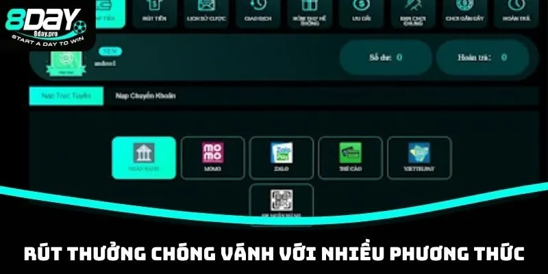 Rút thưởng chóng vánh với nhiều phương thức