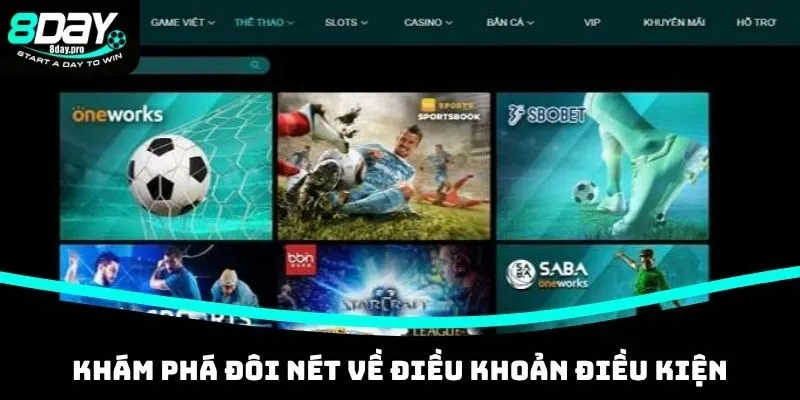 Giới Thiệu 8DAY - Thương Hiệu Đổi Thưởng Uy Tín Top Đầu 3 Khám phá sảnh cược thể thao - Siêu phẩm đặc sắc nhất